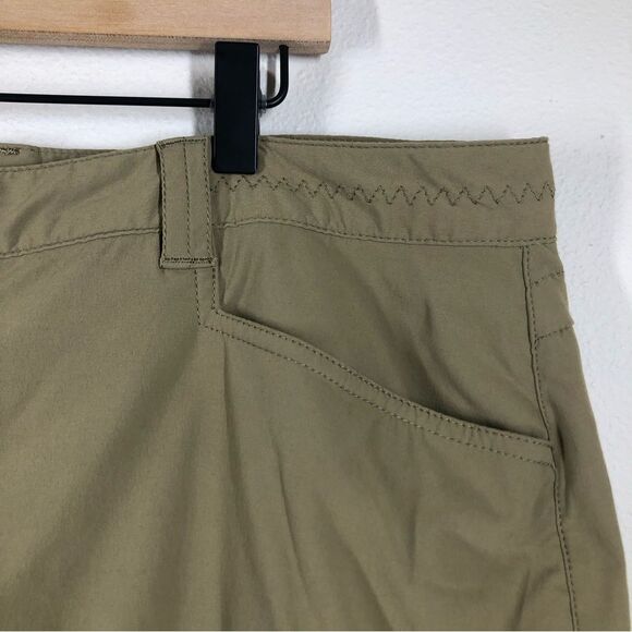 Eddie Bauer First Ascent Skort Skirted Shorts Tan Plus Size 16 Petite - Picture 2 of 7